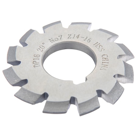 Hhip 16P 7 20 Degree Gear Cutter 2040-1674